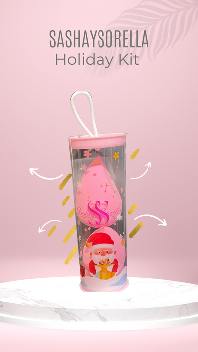 Santa Baby Sponge Set Pink