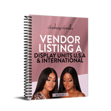 Beauty Business Vendor List