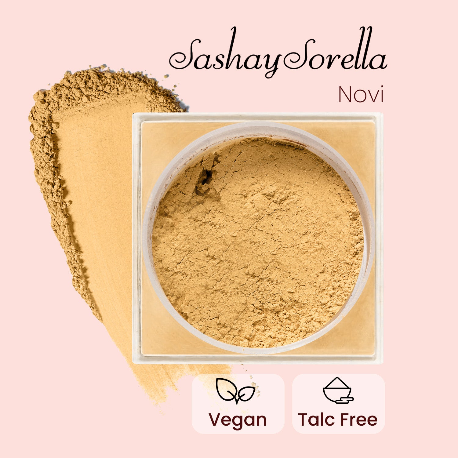 SORELLA SETTING TALC FREE POWDER, BAKING POWDER, BLUR POWDER, BRIGHTENING POWDER, INDIE BRAND, BLACK OWNED, BEAUTY , SETTING POWDER, AFFORDABLE POWDERS, HUDA SETTING POWDER, LAURA MERCIER SETTING POWDER, ONE SIZE SETTING POWDER