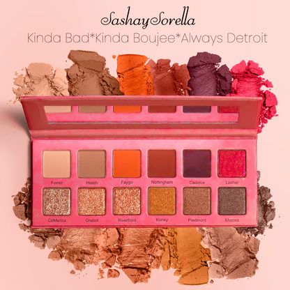 LA MIA CITTA VEGAN EYESHADOW, CRUELTY FREE, TALC FREE, DETROIT, HIGHLY PIGMENTED, INDIE BRAND, BLACK OWNED