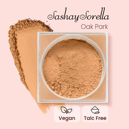 SORELLA SETTING TALC FREE POWDER, BAKING POWDER, BLUR POWDER, BRIGHTENING POWDER, INDIE BRAND, BLACK OWNED, BEAUTY , SETTING POWDER, AFFORDABLE POWDERS, HUDA SETTING POWDER, LAURA MERCIER SETTING POWDER, ONE SIZE SETTING POWDER, MELANIN,