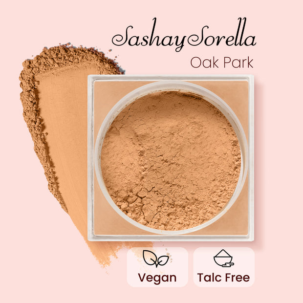 SORELLA SETTING TALC FREE POWDER, BAKING POWDER, BLUR POWDER, BRIGHTENING POWDER, INDIE BRAND, BLACK OWNED, BEAUTY , SETTING POWDER, AFFORDABLE POWDERS, HUDA SETTING POWDER, LAURA MERCIER SETTING POWDER, ONE SIZE SETTING POWDER, MELANIN,