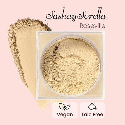 SORELLA SETTING TALC FREE POWDER, BAKING POWDER, BLUR POWDER, BRIGHTENING POWDER, INDIE BRAND, BLACK OWNED, BEAUTY , SETTING POWDER, AFFORDABLE POWDERS, HUDA SETTING POWDER, LAURA MERCIER SETTING POWDER, ONE SIZE SETTING POWDER