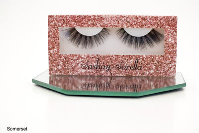SOMERSET NATURAL FAUX MINK LASHES, VEGAN LASHES, CRUELTY FREE LASHES, INDIE BRAND, BLACK OWNED, BEAUTY, BRIDAL LASH, WISPY LASHES