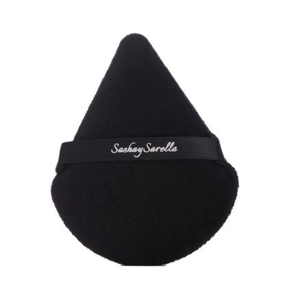 LARGE PRO POWDER PUFF BLACK, POWDER PUFF, MICROFIBER PUFF, SETTING FACE PUFF, PRO SETTING POWFER PUFF